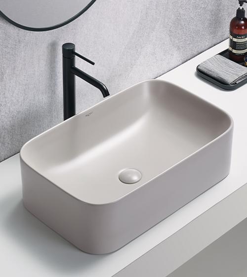 Table Mounted Wash Basin ( Beige Caramel ) – Aquant India